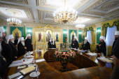 Ο Αγιώτατος Πατριάρχης Κύριλλος προήδρευσε της τακτικής συνεδρίας της Ιεράς Συνόδου