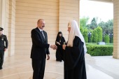 His Holiness Patriarch Kirill meets with President of Azerbaijan Ilham Aliyev