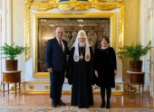 His Holiness Patriarch Kirill meets with the President of Cuba