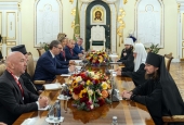 His Holiness Patriarch Kirill meets with President of Serbia Aleksandar Vučić